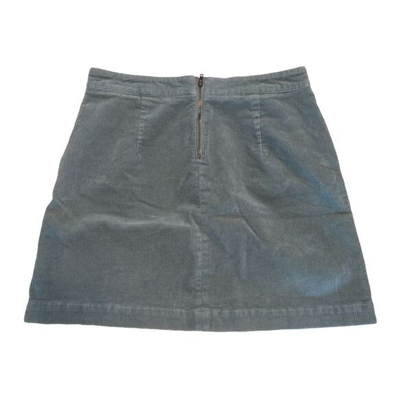 🛍️GREEN CORDUROY SKIRT SIZE MEDIUM - Picture 3 of 5